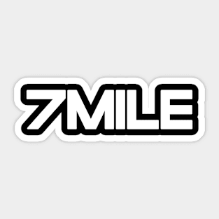 7 Mile Detroit - Detroit State Sticker